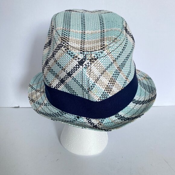Tampa Bay Rays MLB Blue Plaid Fedora Hat Souvenir With Embroidered Star Logo - Picture 5 of 8